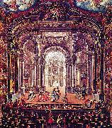 Giovanni Michele Graneri The Teatro Regio in Turin oil painting